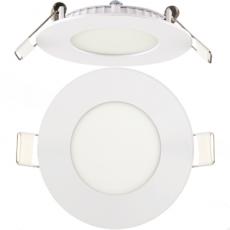 LED Panel Ultraslim weiss rund 3W 2700K warmweiss