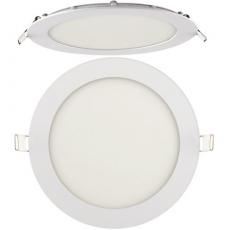 LED Panel Ultraslim weiss rund 18W 2700K warmweiss