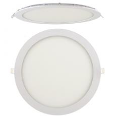 LED Panel Ultraslim weiss rund 24W 2700K warmweiss